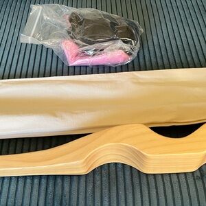 NEW ballet wooden foot stretcher set with canvas carrying bag